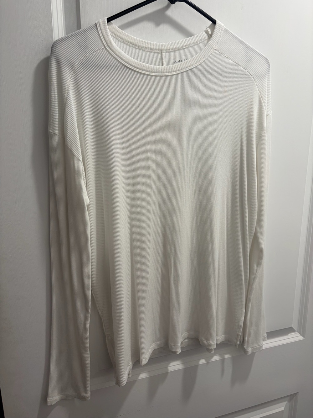 American Eagle Soft & Sexy Long Sleeve Crew Neck Top